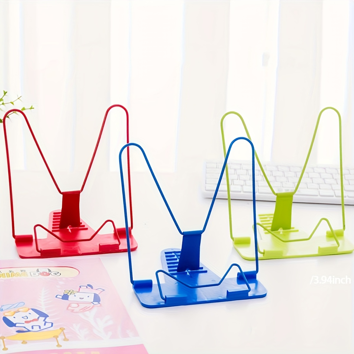 Tablet Stand Accessories - Suporte de Livro Dobrável para Mesa,