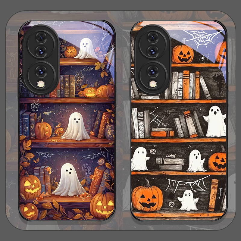 Honor Tablet Accessories - Halloween abóbora fantasma estante de vidro