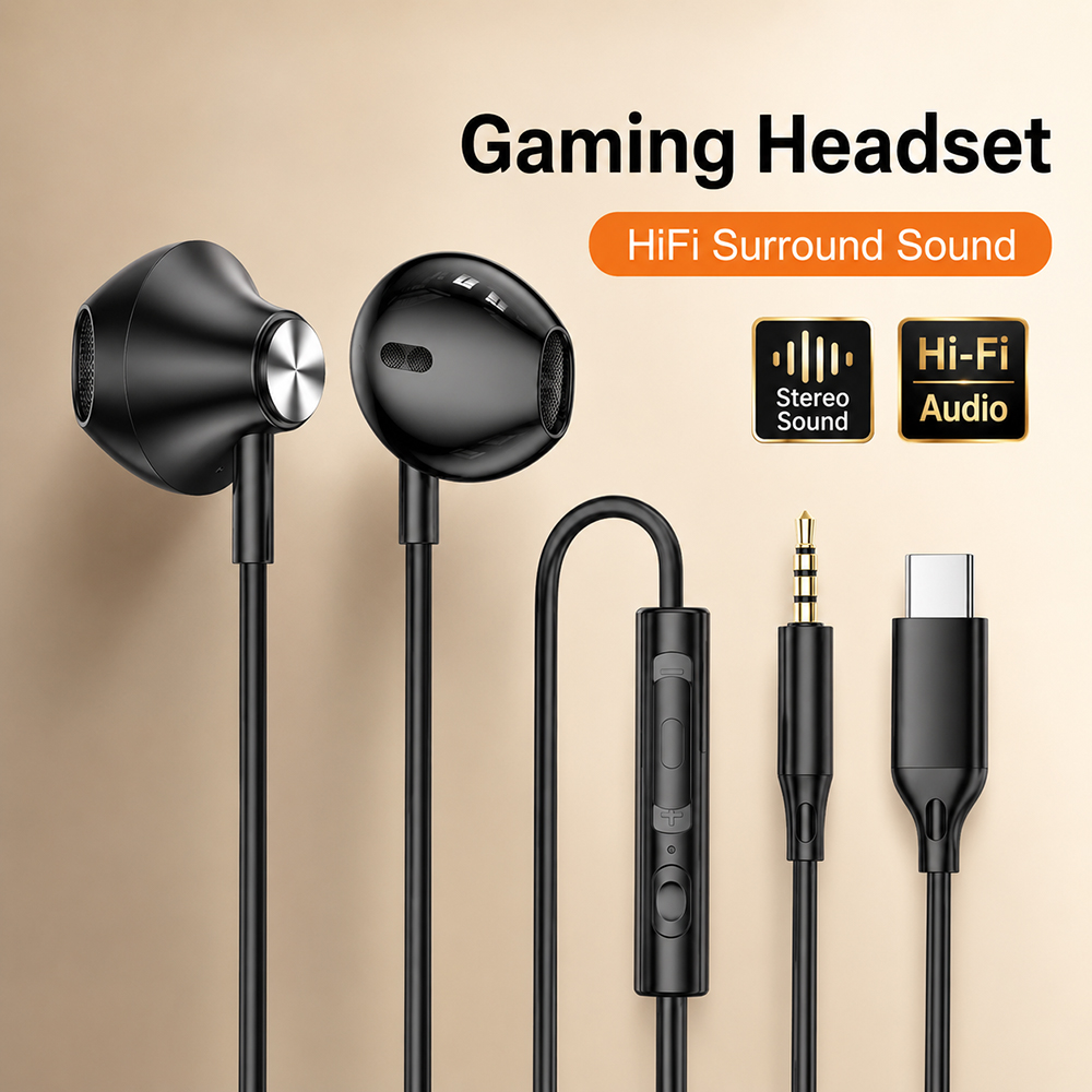 Iphone Tablet Accessories - Fones de ouvido surround hifi, som