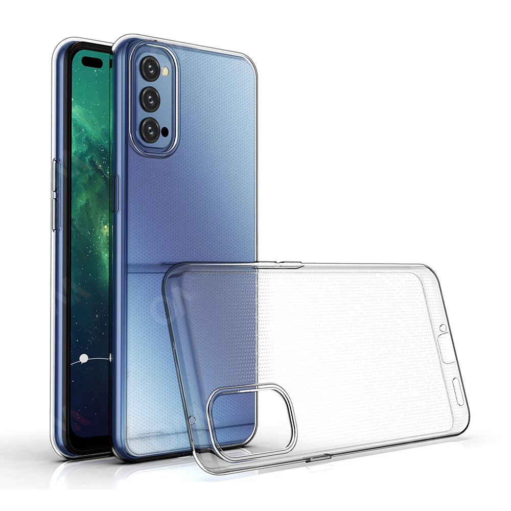 Oppo Tablet Accessories - Capa de telefone de silicone transparente