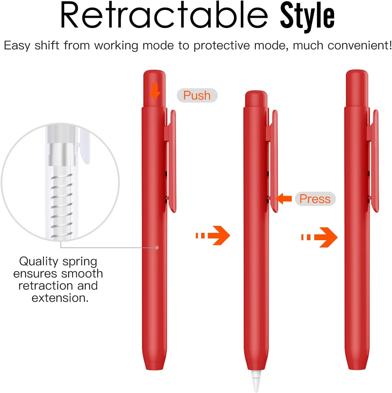 Capa retrátil para apple penci - Iphone Tablet Accessories avaliação e preço
