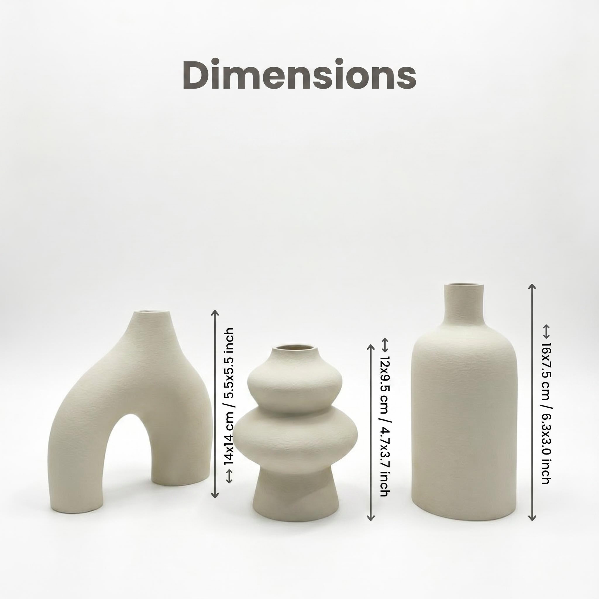 Conjunto de 3 Vasos Decorativo - Tablet Accessories Kit avaliação e preço