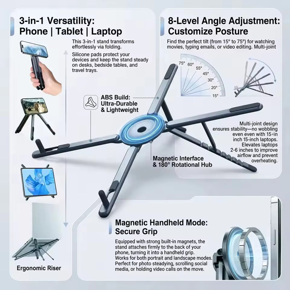 Suporte Magnético Portátil par - Tablet Holder Accessories avaliação e preço